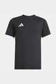 adidas Performance t-shirt bawełniany dziecięcy JZ6671 czarny SS26
