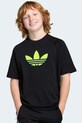 adidas Originals t-shirt bawełniany dziecięcy KC9541 czarny