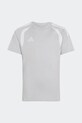 adidas Performance t-shirt bawełniany dziecięcy nadruk szary JY7227