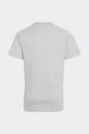 adidas Performance t-shirt bawełniany dziecięcy JY7227 szary SS26