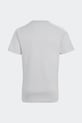 adidas Performance t-shirt bawełniany dziecięcy JY7227 szary SS26