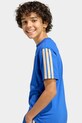 Dječja pamučna majica kratkih rukava adidas Performance JY9540 plava