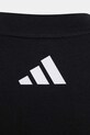 Otroška bombažna kratka majica adidas Performance MERCEDES črna KQ8083