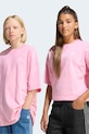 adidas Originals t-shirt bawełniany dziecięcy bawełna różowy KE0399