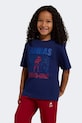 adidas t-shirt dziecięcy Marvel granatowy JZ7667