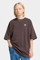 adidas Originals tricou de bumbac pentru copii uni burgundia KE3724