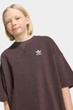 adidas Originals tricou de bumbac pentru copii KE3724 burgundia