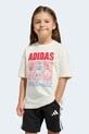 adidas t-shirt dziecięcy Marvel biały JZ3567