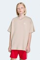 adidas Originals t-shirt bawełniany dziecięcy beżowy KE2432