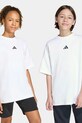 adidas t-shirt dziecięcy pozostałe biały KB6855