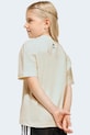 adidas t-shirt oversize dziecięcy z bawełną DISNEY beżowy JZ7673