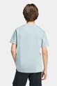 Chłopiec adidas t-shirt bawełniany dziecięcy KD3367 turkusowy