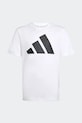 adidas t-shirt dziecięcy KB6806 biały SS26