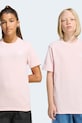 Παιδικό βαμβακερό μπλουζάκι adidas Originals βαμβάκι ροζ KE3746