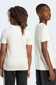 Chłopiec adidas t-shirt bawełniany dziecięcy KE1347 biały