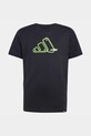 adidas t-shirt bawełniany dziecięcy KA0513 czarny SS26