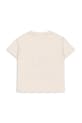 Konges Sløjd t-shirt bawełniany dziecięcy FAMO TEE GOTS KS104807.PPY2 beżowy SS26