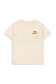 Konges Sløjd t-shirt dziecięcy ERA TEE OCS KS104784.PPY2 beżowy SS26