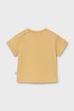Детская хлопковая футболка Mayoral Newborn 1077.2A.Newborn.PPY2 жёлтый SS26