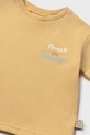 Мальчик Детская хлопковая футболка Mayoral Newborn 1077.2A.Newborn.PPY2 жёлтый