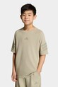 adidas T-shirt per bambini in cotone verde KC8651