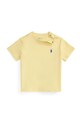 Polo Ralph Lauren t-shirt bawełniany niemowlęcy bawełna żółty 320832904509