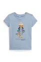 Polo Ralph Lauren t-shirt basic dziecięcy bawełniany niebieski 310A11759001
