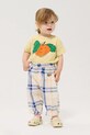 Bobo Choses t-shirt bawełniany niemowlęcy Curious Turnip żółty 126AB011