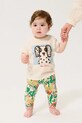 Bobo Choses t-shirt bawełniany niemowlęcy Van Dog nadruk biały 126AB012