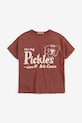 Bobo Choses gyerek pamut póló Pickles The Dog 126AC005 barna SS26