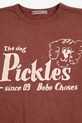 Chłopiec Bobo Choses t-shirt bawełniany dziecięcy Pickles The Dog 126AC005 brązowy