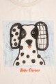Chłopiec Bobo Choses t-shirt bawełniany dziecięcy Van Dog 126AC009 biały