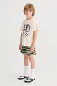 Bobo Choses t-shirt bawełniany dziecięcy Van Dog 126AC009 biały