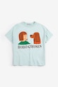 Bobo Choses gyerek pamut póló Friends in a Pickle 126AC011 kék SS26