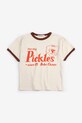 Bobo Choses t-shirt bawełniany dziecięcy Pickles The Dog 126AC017 beżowy SS26