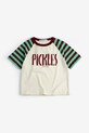 Bobo Choses t-shirt bawełniany dziecięcy Spicy Pickles 126AC021 beżowy SS26
