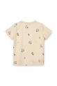 Liewood t-shirt bawełniany dziecięcy Apia Printed Shortsleeve T-shirt LW20670.PPY2 beżowy SS26