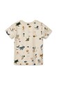 Liewood t-shirt bawełniany dziecięcy Apia Printed Shortsleeve T-shirt LW20670.PPY2 beżowy SS26