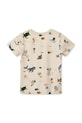 Liewood t-shirt bawełniany dziecięcy Apia Printed Shortsleeve T-shirt LW20670.PPY2 beżowy SS26