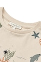 Chłopiec Liewood t-shirt bawełniany dziecięcy Apia Printed Shortsleeve T-shirt LW20670.PPY2 beżowy