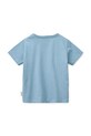Παιδικό βαμβακερό μπλουζάκι Liewood Apia Placement Shortsleeve T-shirt LW20678.PPY2 μπλε SS26