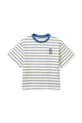 Παιδικό βαμβακερό μπλουζάκι Liewood Tyler Stripe SS T-shirt βαμβάκι λευκό LW20725.PPY2