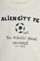 Deklice Mini Rodini kratka majica otroška bombažna Alien City FC 26220117 bež
