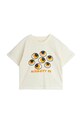 Mini Rodini kratka majica otroška bombažna Eyes bež 26220132
