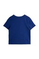 Mini Rodini t-shirt bawełniany dziecięcy Planet 26220139 granatowy SS26