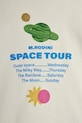Mini Rodini t-shirt bawełniany dziecięcy Space tour beżowy 26220147