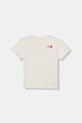 The North Face t-shirt dziecięcy bawełniany G BRAND PROUD RELAXED SS TEE NF0A8G1QQLI1 beżowy SS26