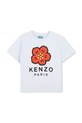 Detské bavlnené tričko Kenzo Kids bavlna modrá K61698.86.108
