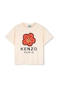 Detské bavlnené tričko Kenzo Kids K61698.114.150 béžová SS26