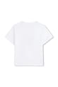 Detské bavlnené tričko Kenzo Kids K61676.86.108 biela SS26